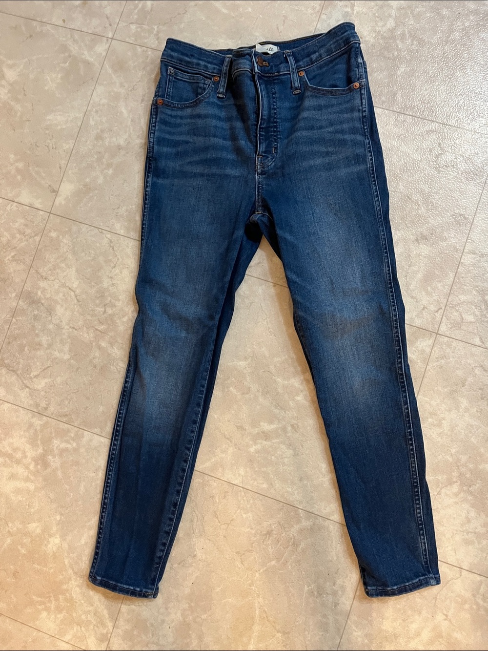 Madewell Dark Indigo High-Rise Skinny Jeans 28P